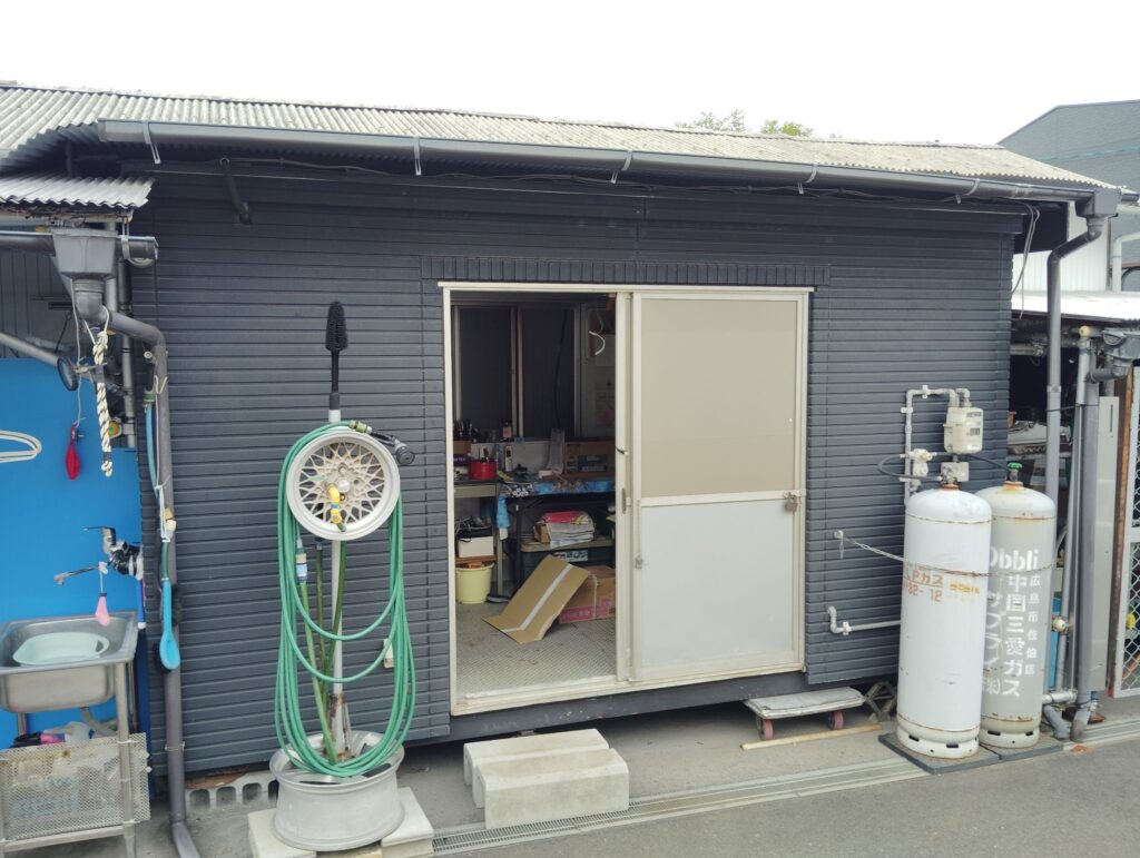 安芸郡で無料撤去したプレハブ
